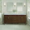 James Martin Vanities 72'' Double Vanity, Mid Century Walnut w/ 3 CM Carrara White Marble Top 485-V72-WLT-3CAR - alternate 4